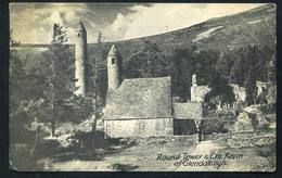 Glendalough - Round Tower & Cro. Kevin ( Church ) .Postally Used.mailed To Treignac - Wicklow