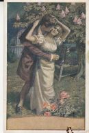 CPA ILLUSTRATION, SCHUBERT- COUPLE IN LOVE - Schubert