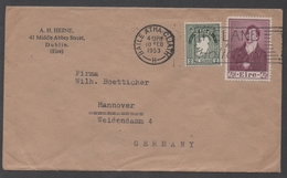 IRLANDE - EIRE - DUBLIN - BAILE ATHA / 1953 LETTRE POUR L ALLEMAGNE (ref LE1062) - Briefe U. Dokumente