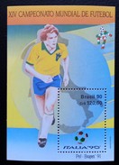 BRESIL - YT BF N°83 - Coupe Du Monde De Football, Italie - 1990 - Neuf - Blocks & Sheetlets