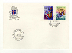 Enveloppe ISLAND ISLANDE Europa CEPT 1er Jour Oblitération REYKJAVIK 04/05/1981 - FDC