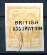Russie     Occupation Britannique               9  Oblitéré - 1919-20 Occupation: Great Britain