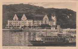 Lochau-Kaiser Strand Hotel-Dampfschiff Stadt Bregenz. - Lochau