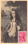 BELGIQUE CARTE MAXIMUM  NUM.YVERT 577 JEANNE DE CASTILLE - 1934-1951