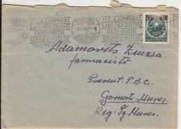 56516- REPUBLIC COAT OF ARMS, OVERPRINT STAMP ON COVER, 1952, ROMANIA - Covers & Documents