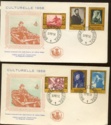 10 - 1958 Peintures  Cadres Or  Cote 27,50 Euros  édition Grumiaux - 1951-1960