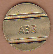 AC - ANKARA METROPOLITAN MUNICIPALITY PARKING TOKEN LARGER CHARACTERS BRASS - Monetary /of Necessity