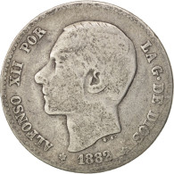 Monnaie, Espagne, Alfonso XII, Peseta, 1882, Madrid, TB, Argent, KM:686 - First Minting
