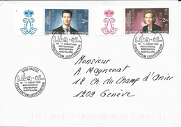 1235,1236, Couple Princier, Princesse Marie, Prince Hans-Adam II, LIBA 02 - Lettres & Documents