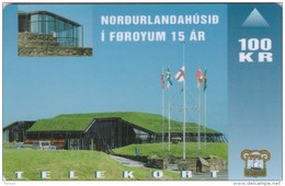 Faroe Islands, OD-018, Nordic House 15 Year, Mint Only 15.000, 2 Scans. - Färöer I.