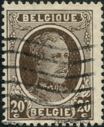 COB  196 -V31 (o) Point Entre Le L Et Le G De BELGIË - 1901-1930