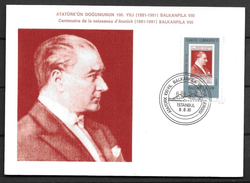 SOBRES EUROPA /// TURQUIA - FDC 1981 - Lettres & Documents
