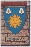 CORNAUX - ARMOIRIE DE LA COMMUNE - CARTE NON CIRCULEE - TB - Cornaux