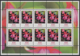 !a! GERMANY 2015 Mi. 3190 MNH SHEET(10) - Flowers: Fuchsia - 2011-2020