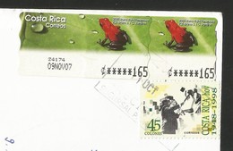 COSTA RICA Stamp Frog The Panama Canal Panamakanal 2013 - Costa Rica