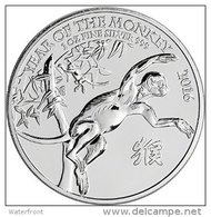 UNITED KINGDOM - Lunar 2016 Year Of The Monkey - 1 Ounce Fine Silver BU Prooflike - Mint Sets & Proof Sets