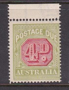 Australia Postage Due Stamps SG D96  1922 Four Pennies Mint $ 35.00 - Segnatasse