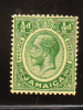 Jamaica 1921-27 King George V 1/2p MNH - Jamaica (...-1961)