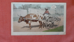 Black Americana   Ox Cart  Mammy Going To Market  UDB  -- Ref 2509 - Black Americana