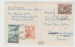 Yu108 /  JUGOSLAWIEN - Bedarfskarte Aus Split 1952 - Covers & Documents