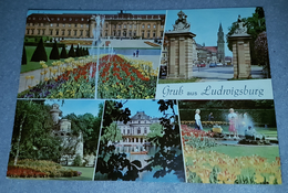 LUDWIGSBURG COLLAGE POSTCARD - Ludwigsburg