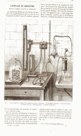 L'OUTILLAGE DU LABORATOIRE " Nouvelle Trompe Aspirante Et Soufflante "  1887 - Medical & Dental Equipment