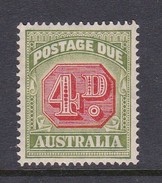 Australia Postage Due Stamps SG D116 1938 Four Pennies  Mint Never Hinged - Segnatasse