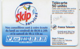 Télécarte France Telecom 1999, 50 Unités, SKIP Services, Lessive - 1999