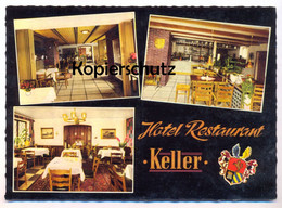 ÄLTERE POSTKARTE HOTEL RESTAURANT KELLER KREUZTAL KREIS SIEGEN Ansichtskarte Postcard AK Cpa - Kreuztal