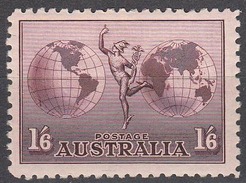 Australia 1934 Air Mail, Mint Mounted, No Watermark, Sc# C4, SG 153 - Mint Stamps