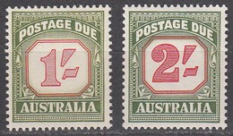 Australia 1958-60 Postage Due, Mint No Hinge Sc# J94-J95, SG D140-D141, Yt 81-82 - Postage Due