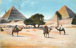 Pays Div-ref H653- Egypte - Egypt - Pyramides - Carte Maximum -timbre -philatelie -postcard In Good Condition - - Piramiden