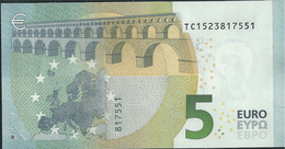 T IRELAND  5 EURO TC T001 H4  DRAGHI  UNC - 5 Euro