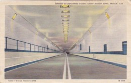 Alabama Mobile Interior Of Bankhead Tunnel Under Mobile River 1842 - Mobile