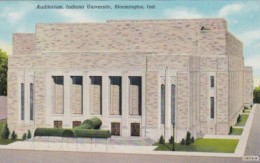 Indiana Bloomington Auditorium Indiana University Curteich - Bloomington