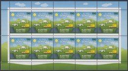 !a! GERMANY 2016 Mi. 3265 MNH SHEET(10) - Climate Protection By Electric Mobility - 2011-2020