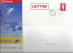 PAP ENVELOPPE 500G MARIANNE DU BICENTENAIRE 328/248   OBLITEREE - 1989-1996 Marianne Du Bicentenaire