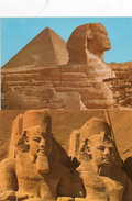 2 Cartes ( Temples En EGYPTE ) - Abu Simbel Temples