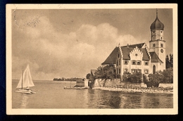 Wasserburg Am Bodensee Kirche U. Pfarrhaus / Postcard Circulated, 2 Scans - Wasserburg A. Bodensee