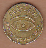 AC - PEEPLAND NON REFUNDABLE PEBRASS TOKEN - JETON - Case Chiuse