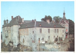 Photo ( Format A4) Du Château De ECAUSSINNES - LALAING ( Soignies)- Fiche Didactique Au Verso - Edition ELF Carburant - Sammlungen