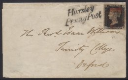 1840 (8 Dec) Wrapper Sent From Winchester To Trinity College, Oxford Bearing A 1d Black 'CF' From Plate 7 With 4... - Unclassified