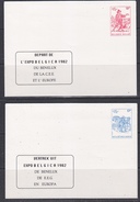 Belgie 1982 Belgica 2 Omslagen Ongebruikt (35139) - Enveloppes