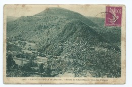 2720 - St Saint Hippolyte 25 9312 Route De Chatillon Et Vue Des Forges Dubot Pour Paeris Mathon RARE - Saint Hippolyte