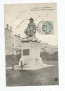 Cp, 07 , ANNONAY , Monument De BOISSY D'ANGLAS , Voyagée 1905 - Annonay