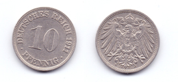 Germany 10 Pfennig 1911 D - 10 Pfennig