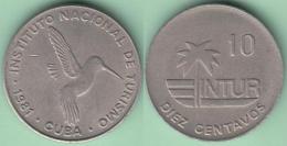 1981-MN-111 CUBA. 10c INTUR 1981 ZUNZUN. TURISMO TOKEN. CU-NI. - Kuba