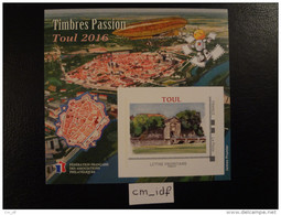 FRANCE 2016 BLOC FFAP "TIMBRES PASSION TOUL 2016" - FFAP