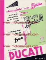 Ducati 48 Brio Scooter 1963 Depliant Originale Factory Original Brochure - Motoren