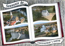 49 - Chateauneuf Sur Sarthe- L'église De La Vérouollère - écluse - Vue Panoramique - Chateauneuf Sur Sarthe